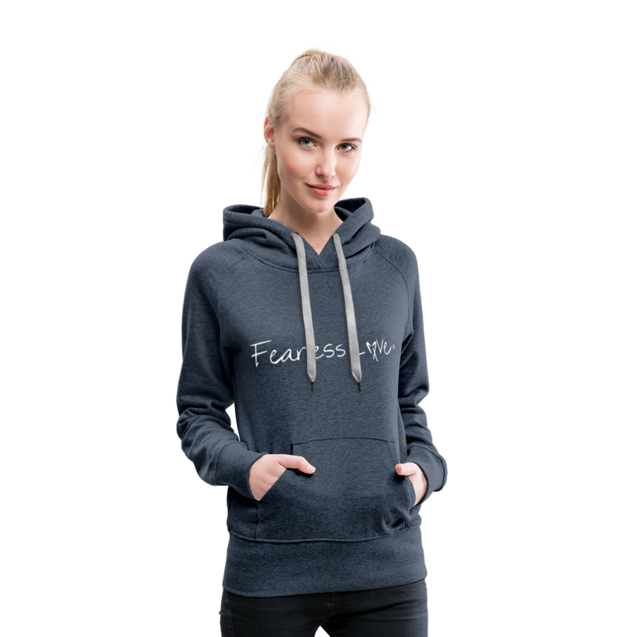 Abundant Harvest Girl Premium Hoodie - heather denim