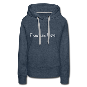 Abundant Harvest Girl Premium Hoodie - heather denim