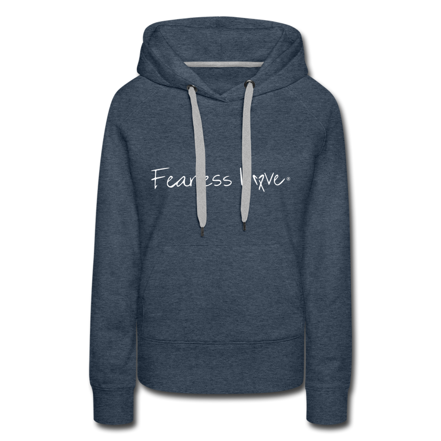 Abundant Harvest Girl Premium Hoodie - heather denim