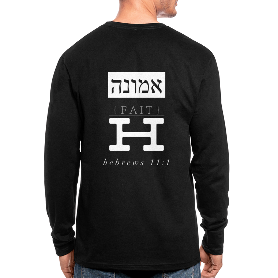 Men's Long Sleeve T-Shirt by Next Level - black