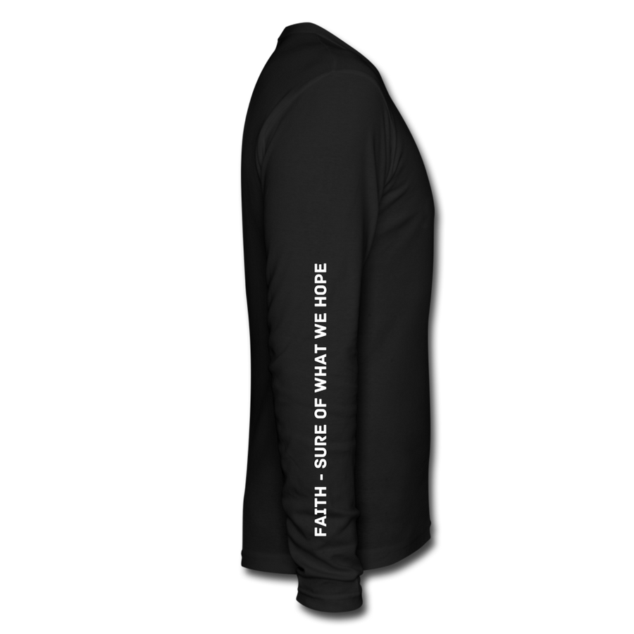 Men's Long Sleeve T-Shirt by Next Level - black