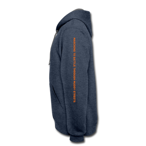 Contrast Hoodie - indigo heather/asphalt