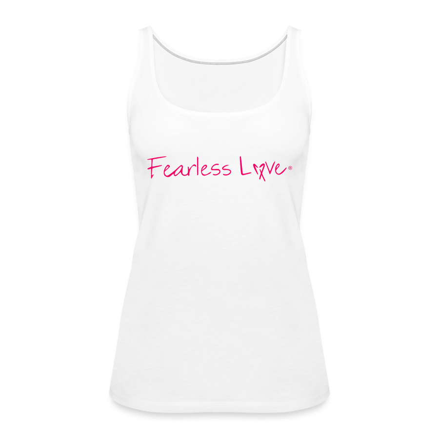 Women’s Premium Tank Top - white