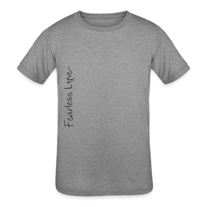 Courage Youth Tee - heather grey