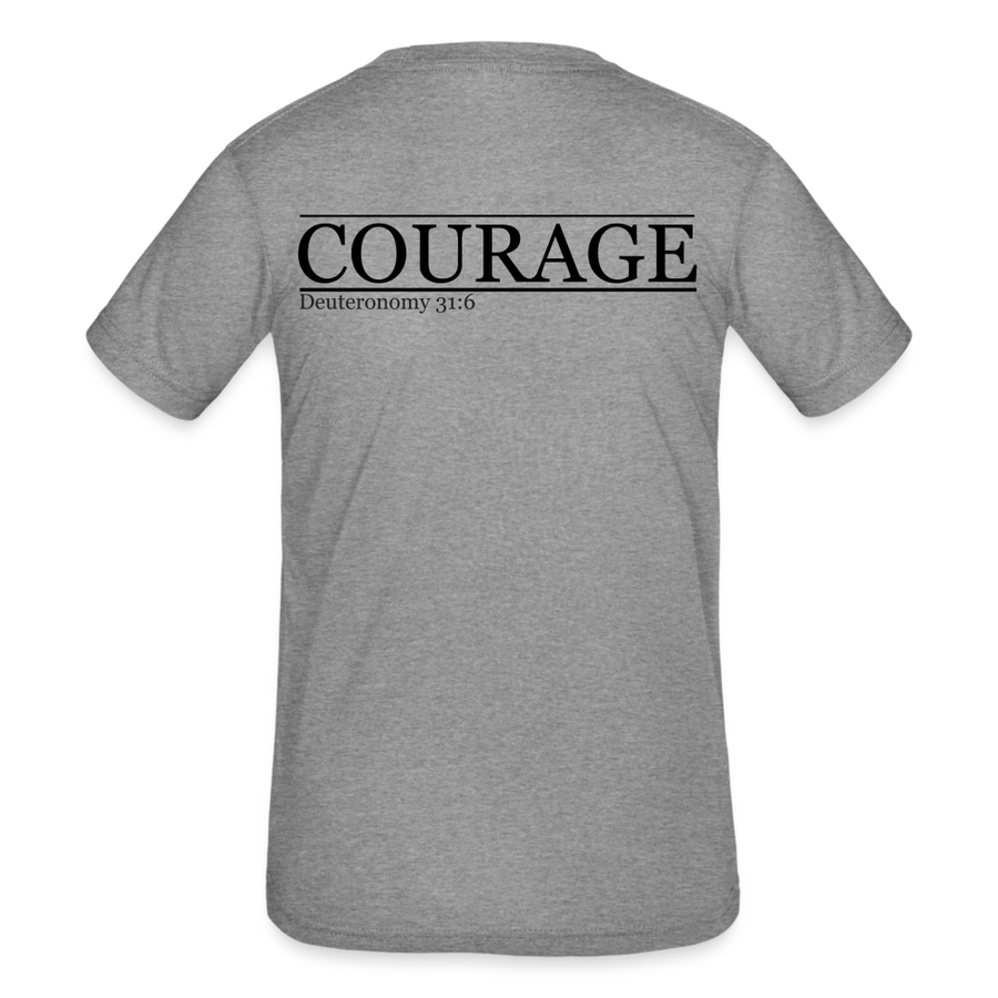 Courage Youth Tee - heather grey