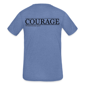 Courage Youth Tee - heather blue