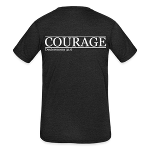 Courage Youth Tee - heather black