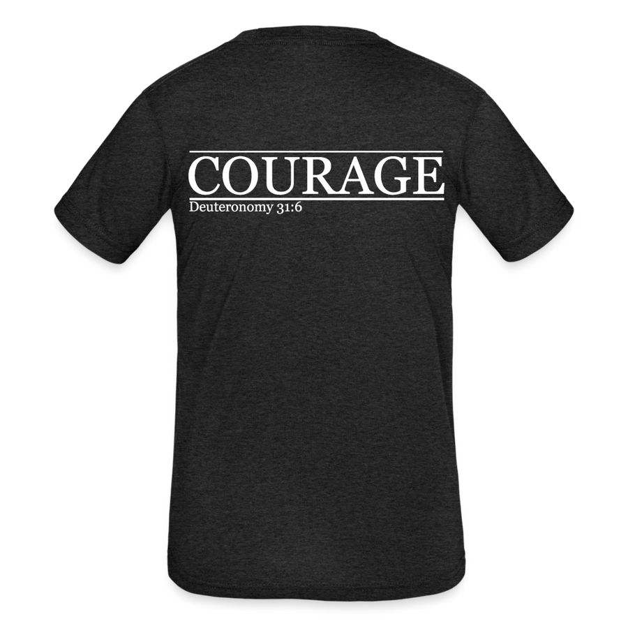 Courage Youth Tee - heather black