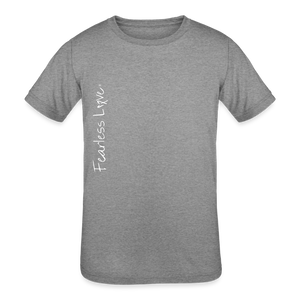 Courage Youth Tee - heather grey