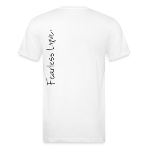 Fitted Cotton/Poly T-Shirt by Next Level - white