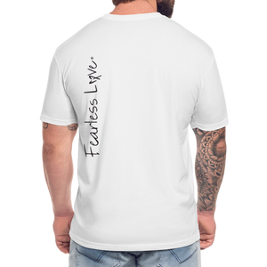 Fitted Cotton/Poly T-Shirt by Next Level - white