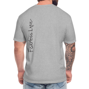 Fitted Cotton/Poly T-Shirt by Next Level - heather gray