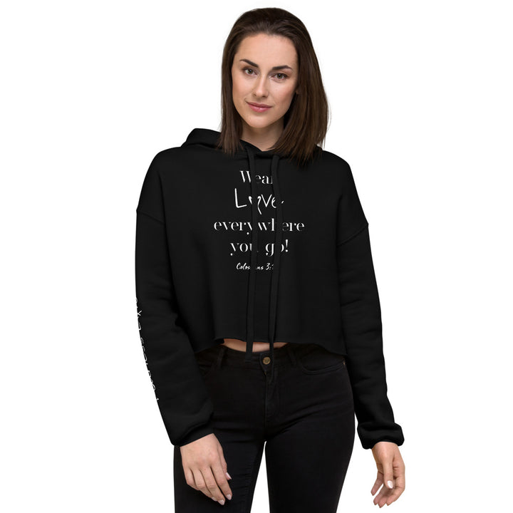 Wear Love - Crop Hoodie