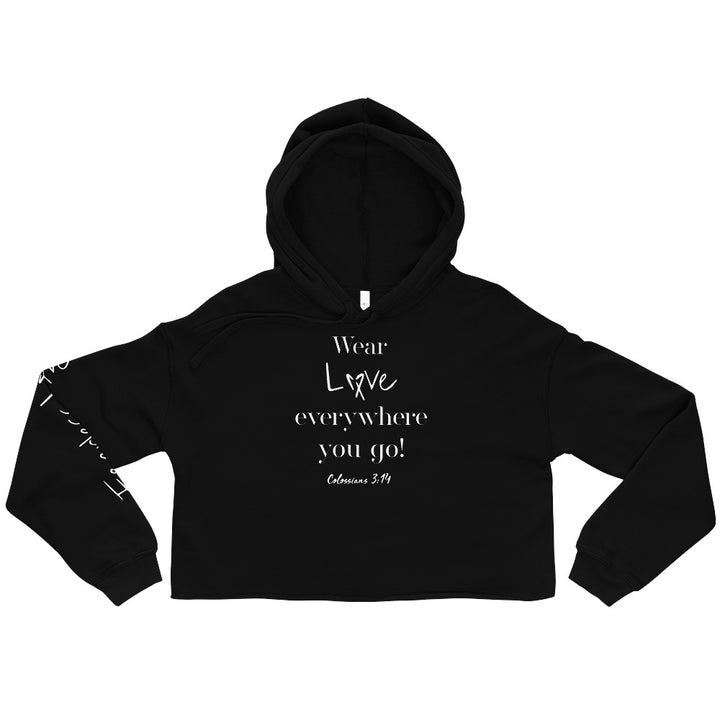 Wear Love - Crop Hoodie