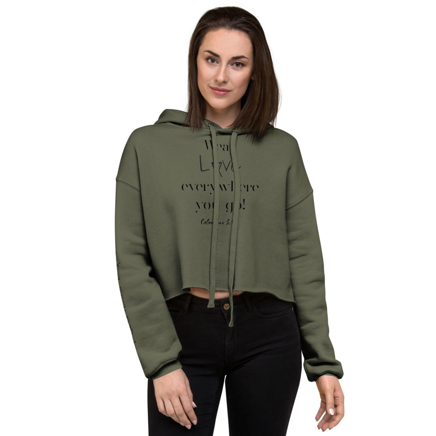 Wear Love - Crop Hoodie