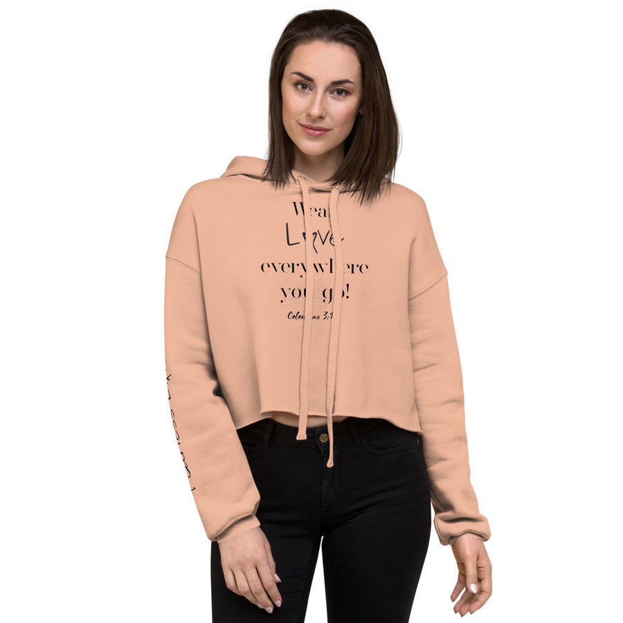 Wear Love - Crop Hoodie