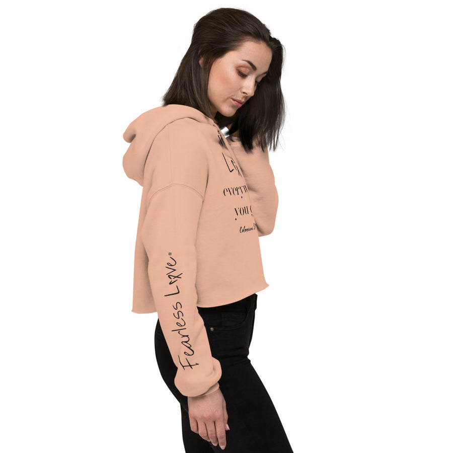 Wear Love - Crop Hoodie