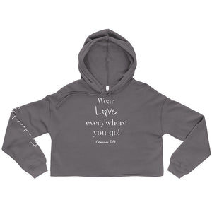 Wear Love - Crop Hoodie